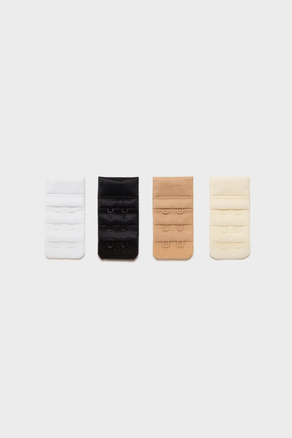New ETAM 4 prolongadores de sujetador BLANCO / BEIS / NEGRO / CRUDO