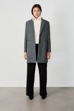Sale ETAM Abrigo corto GRIS