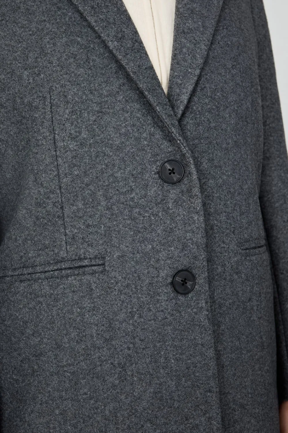Sale ETAM Abrigo corto GRIS