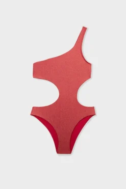Online ETAM Bañador brillante NARANJA