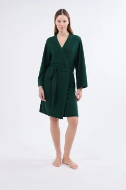 Outlet ETAM Bata efecto terciopelo ESMERALDA