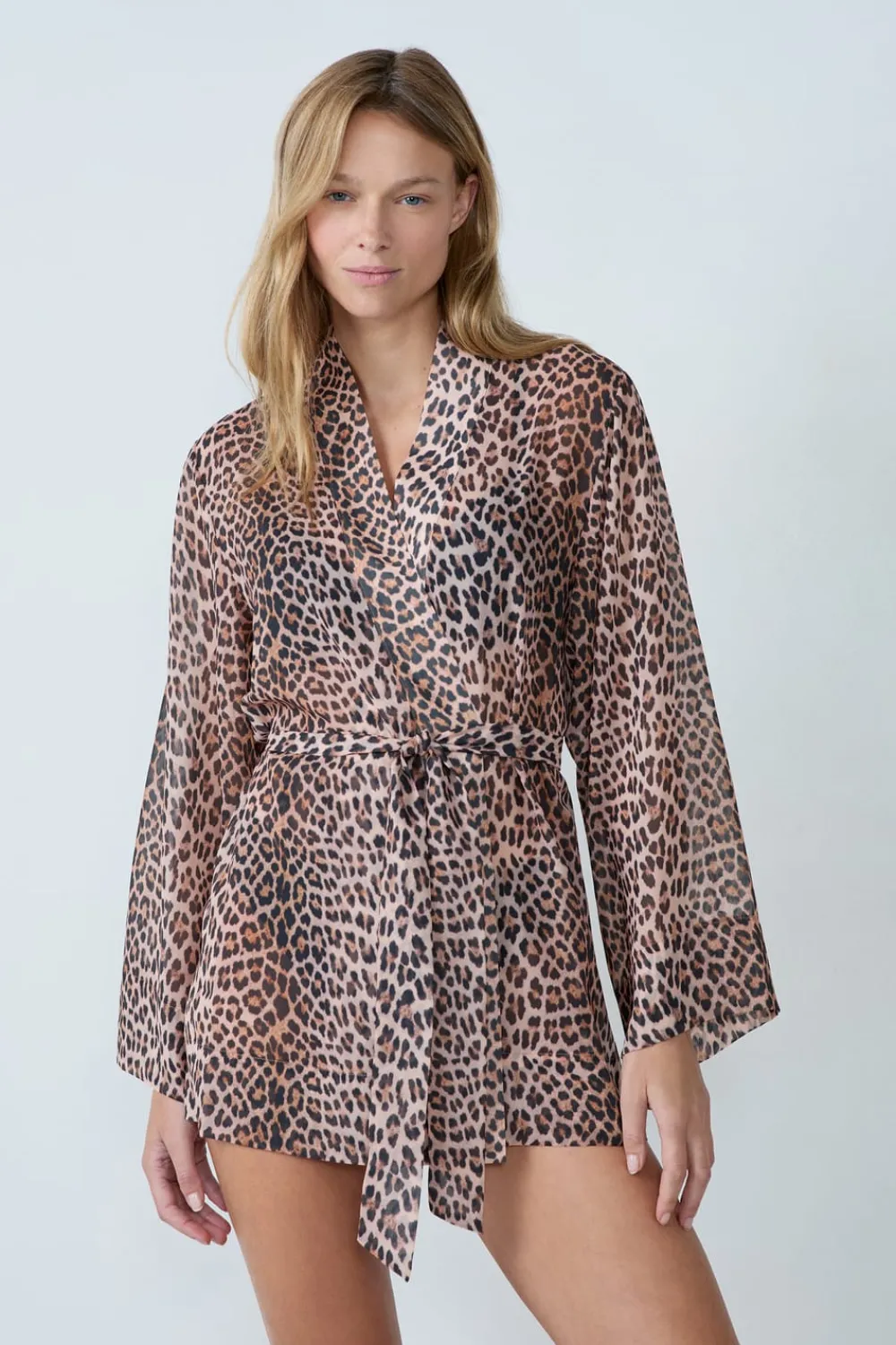Sale ETAM Bata satinada con de leopardo ESTAMPADO