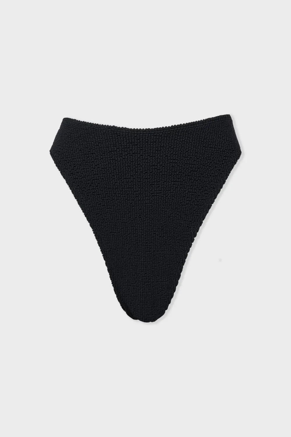 Discount ETAM Bikini de pierna alta con braguita elástica NEGRO