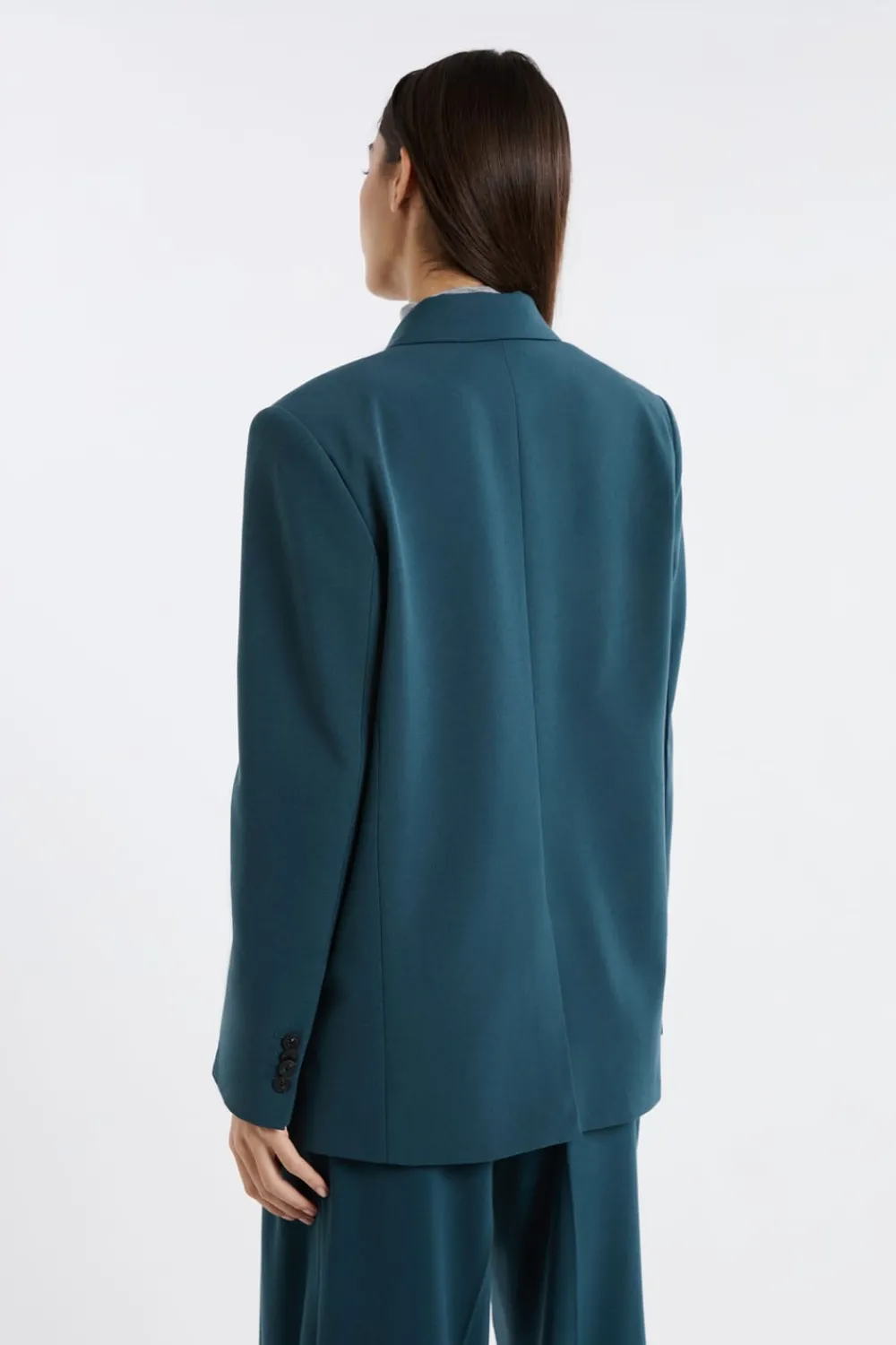 Online ETAM Blazer con cierre cruzado VERDE PATO