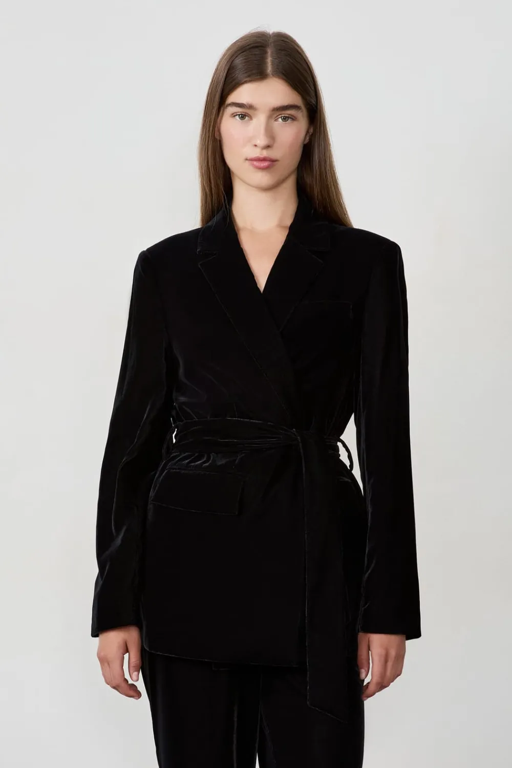 Hot ETAM Blazer con lazo NEGRO
