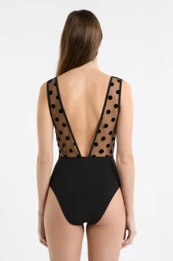 ETAM Body avec broderie NOIR
