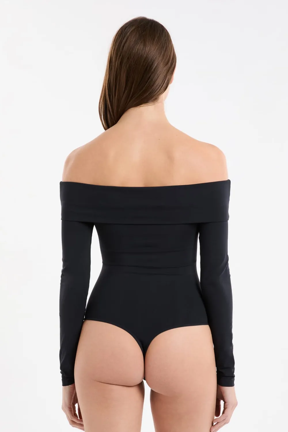 Outlet ETAM Body con hombros descubiertos NEGRO