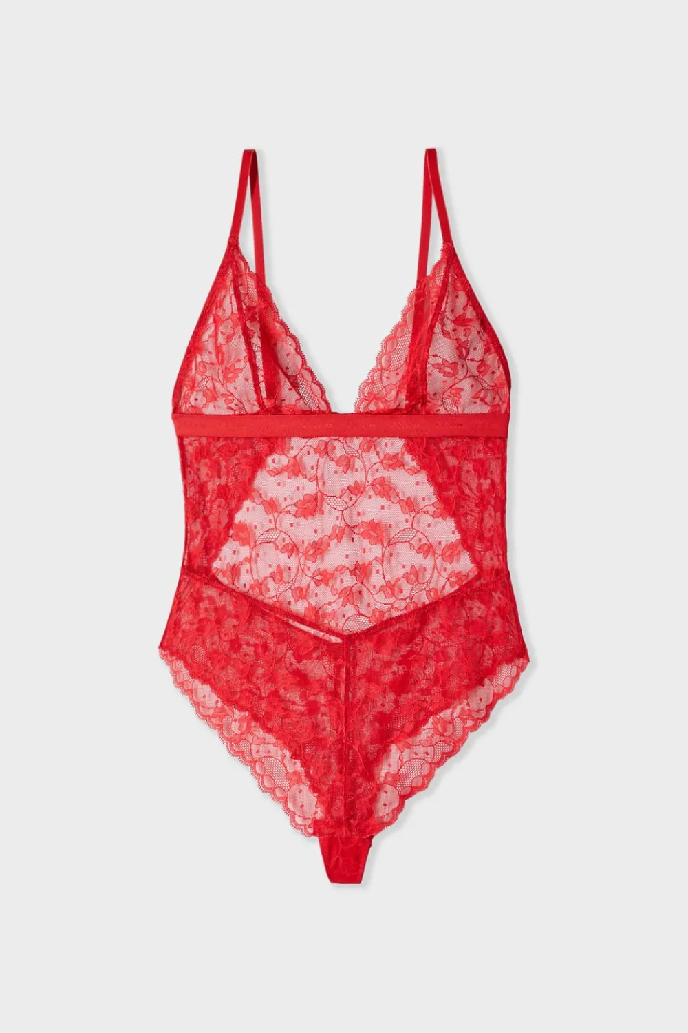 Clearance ETAM Body de encaje ROJO