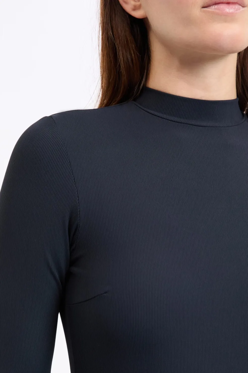 Sale ETAM Body de manga larga con espalda descubierta NEGRO