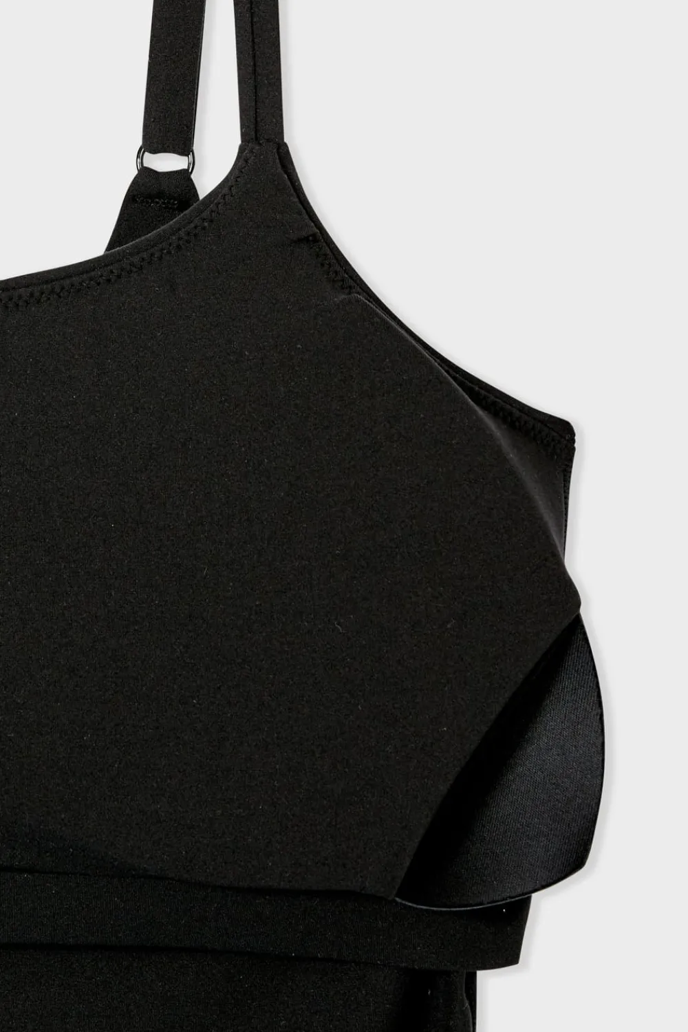 Hot ETAM Body de microfibra NEGRO