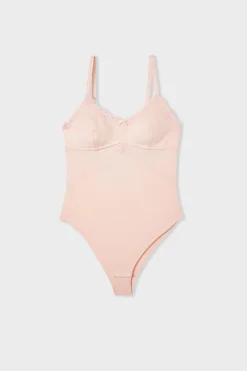 Clearance ETAM Body post-mastectomía de algodón y encaje IMP FD CORAL