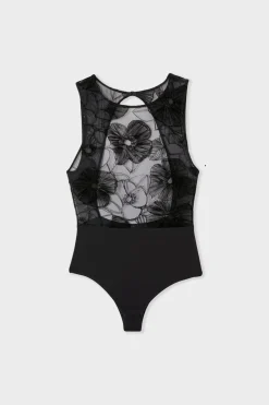 Best ETAM Body sin mangas con motivos NEGRO