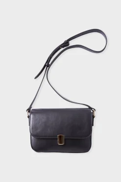 Online ETAM Bolso de cuero estampado NEGRO
