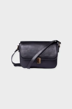 Online ETAM Bolso de cuero estampado NEGRO
