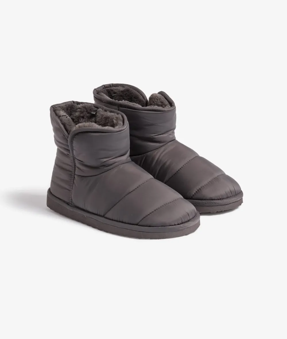 Discount ETAM Botines acolchados con interior de pelo ANTRACITA