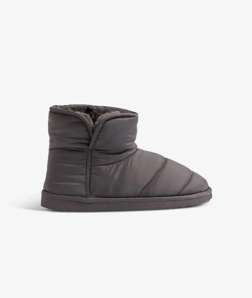Discount ETAM Botines acolchados con interior de pelo ANTRACITA