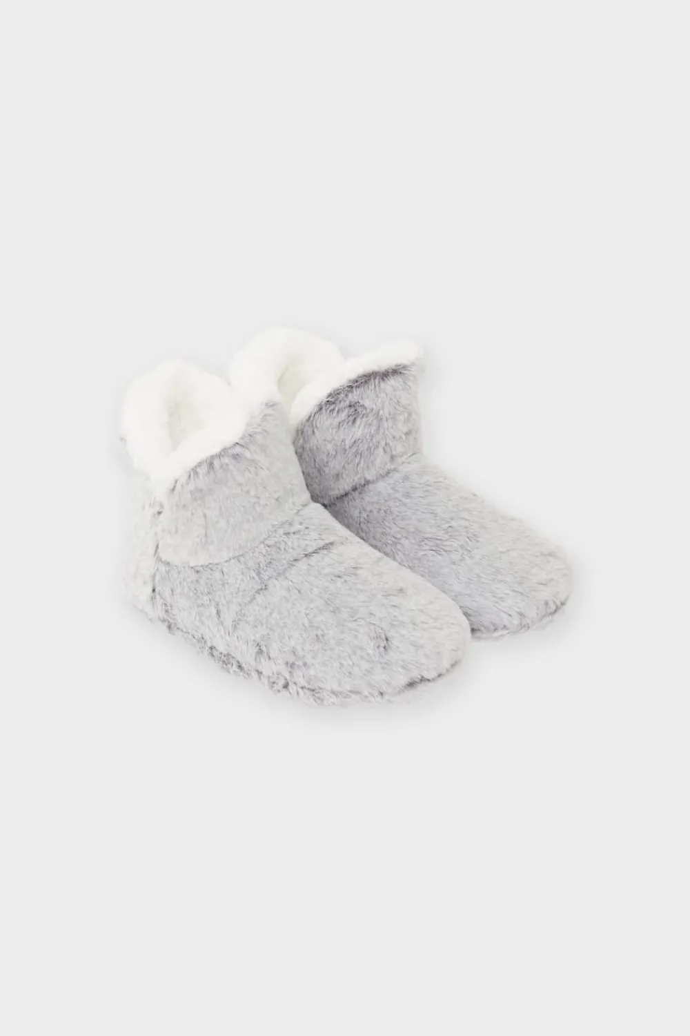 Best ETAM Botines de tejido ultrasuave GRIS CLARO