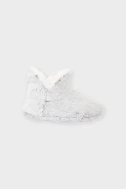 Best ETAM Botines de tejido ultrasuave GRIS CLARO