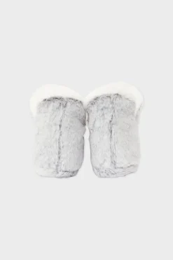 Best ETAM Botines de tejido ultrasuave GRIS CLARO