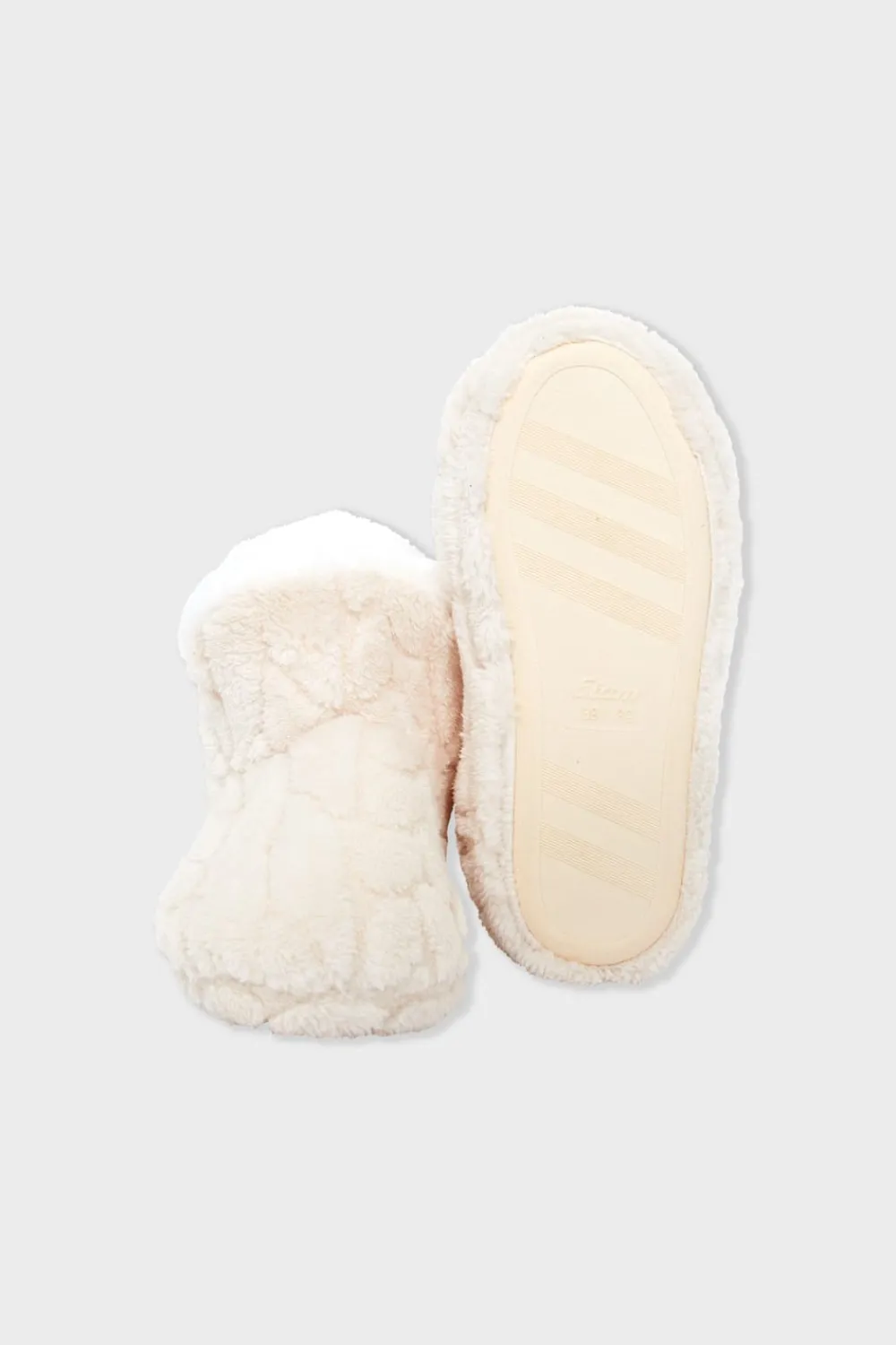 Online ETAM Botines de tejido ultrasuave CRUDO
