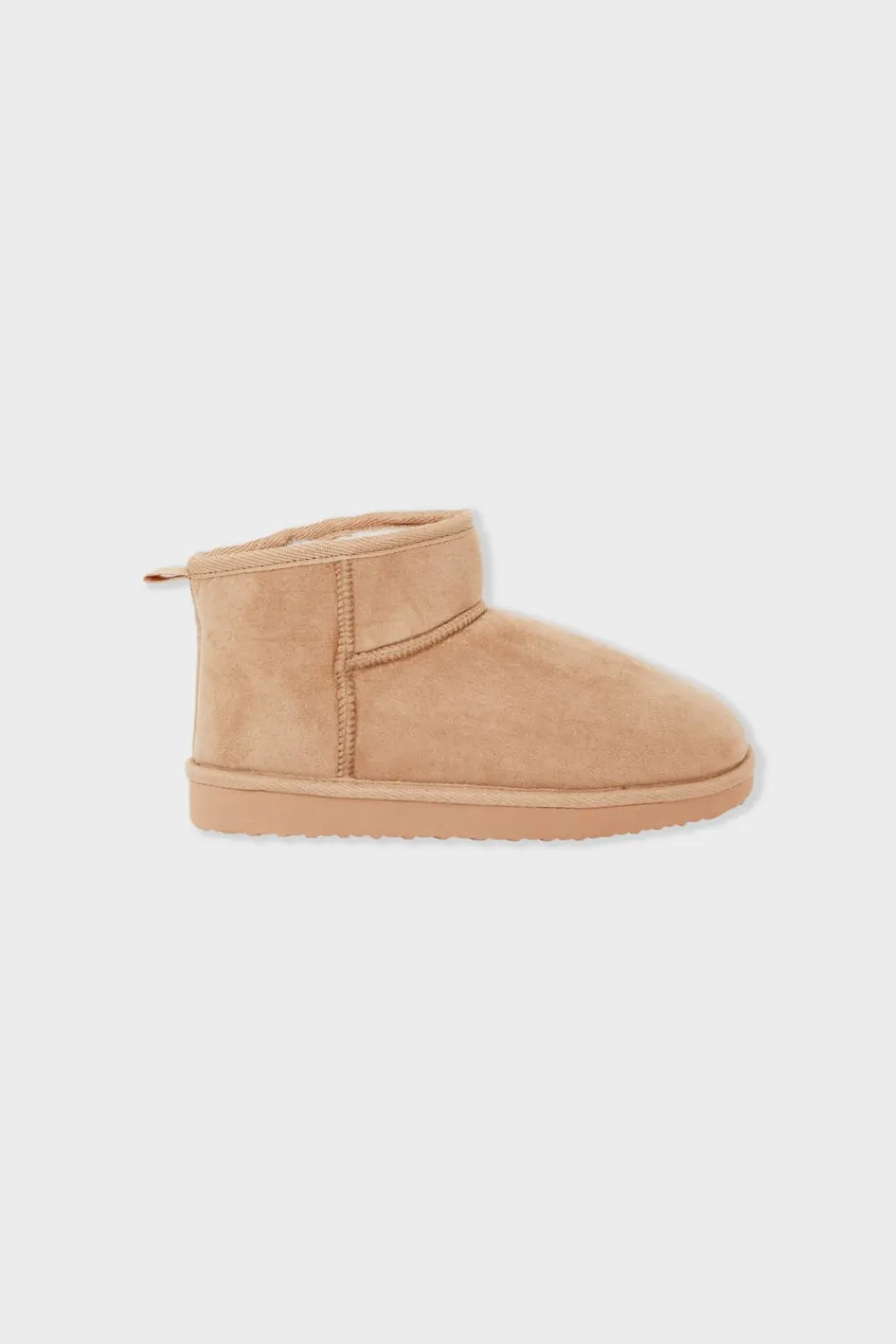Sale ETAM Botines forrados BEIGE