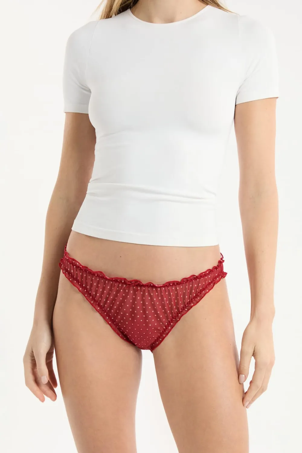 Outlet ETAM Braga bloomer estampada ROJO