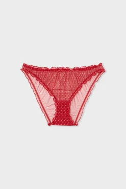 Outlet ETAM Braga bloomer estampada ROJO