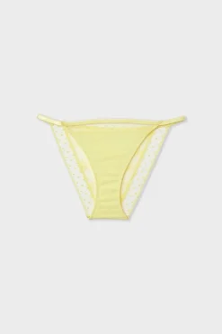 Online ETAM Braga bordada AMARILLO PÁLIDO.