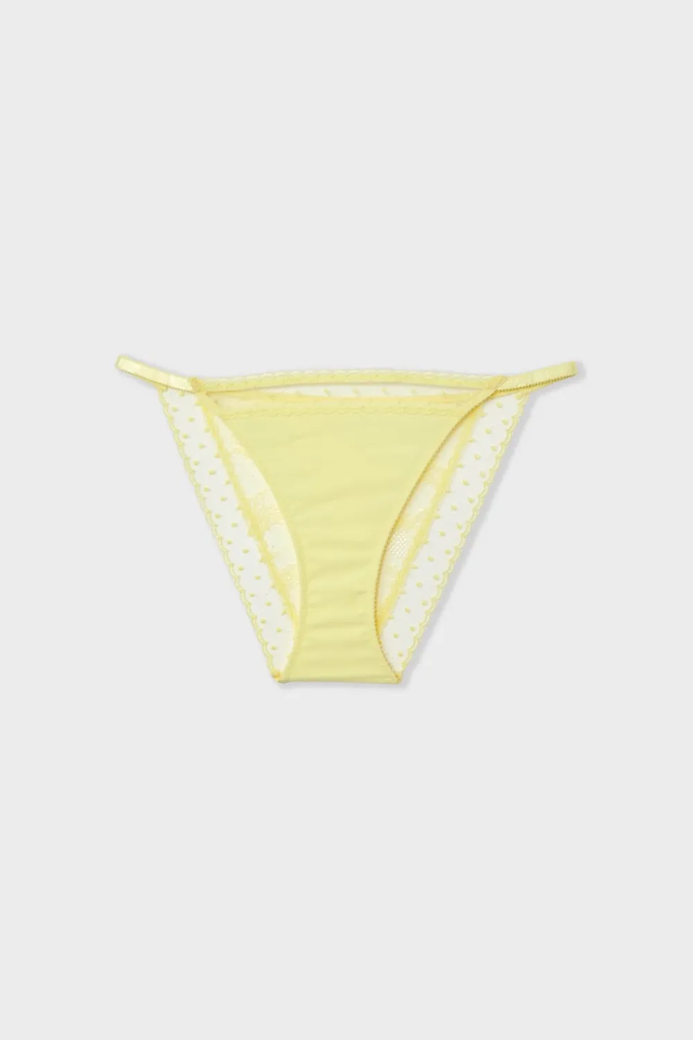 Online ETAM Braga bordada AMARILLO PÁLIDO.