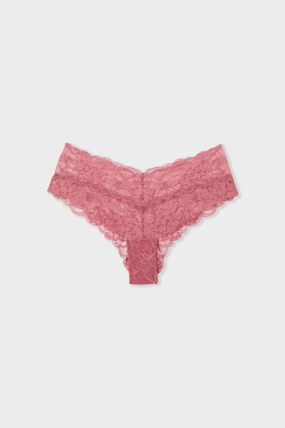 Best ETAM Braga brasileñas en forma de V de encaje BLUSH