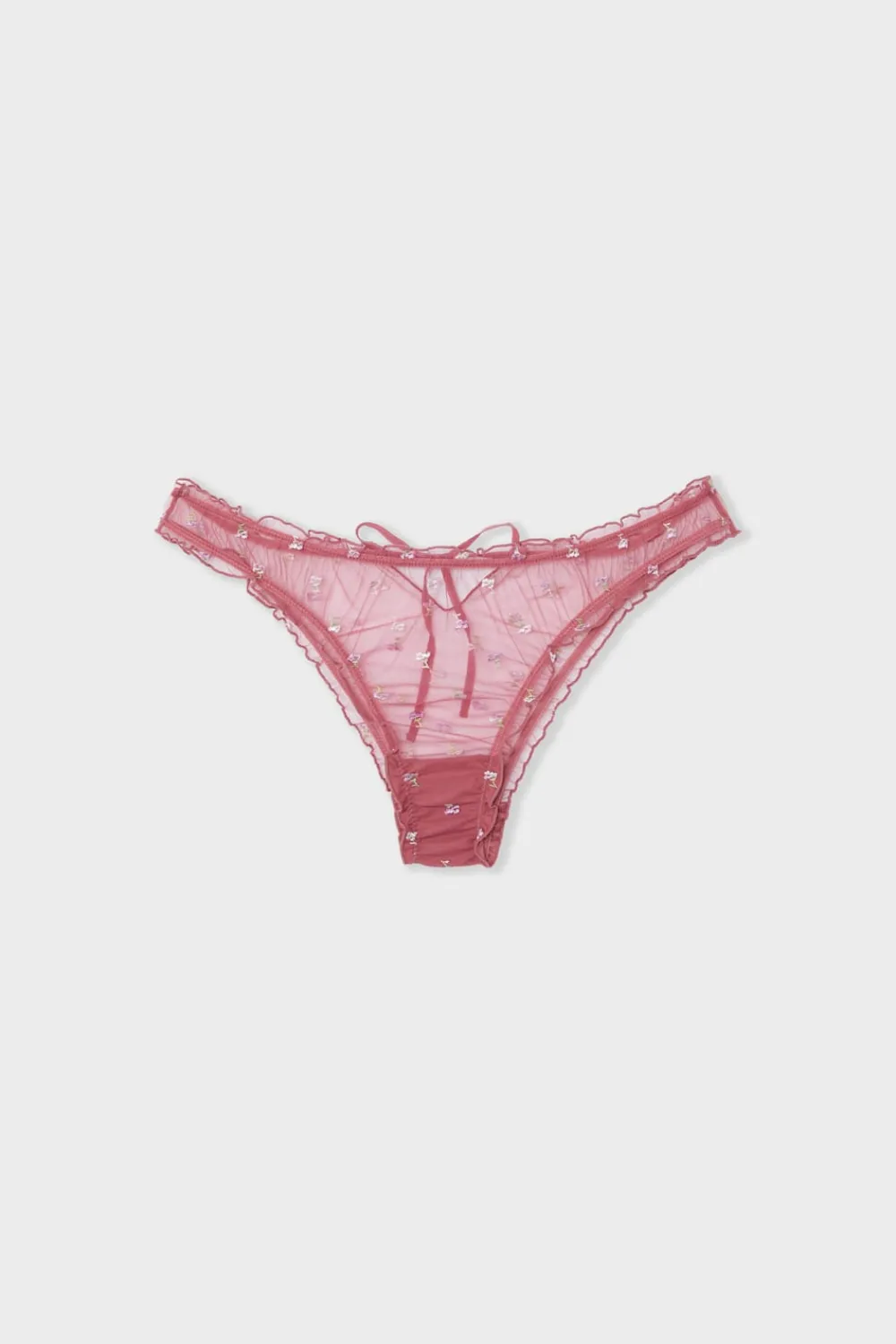 ETAM Braga con bordado ROSA EMPOLVADO