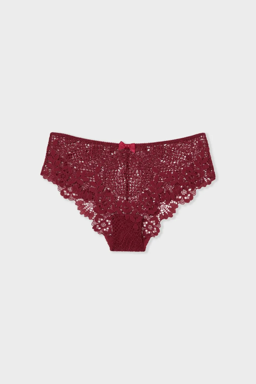Outlet ETAM Braga culotte de encaje BURDEOS GRANATE