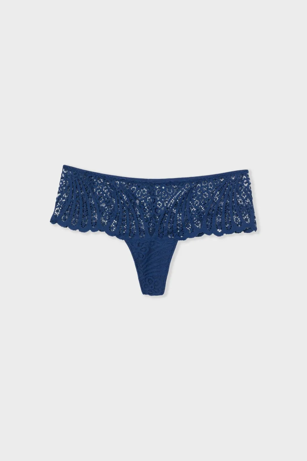 Clearance ETAM Braga culotte de encaje marino
