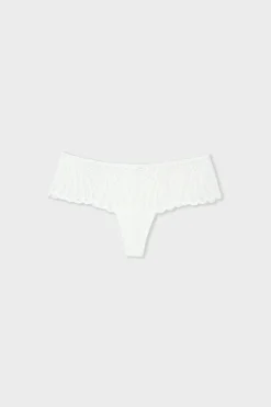 Online ETAM Braga culotte de encaje crudo
