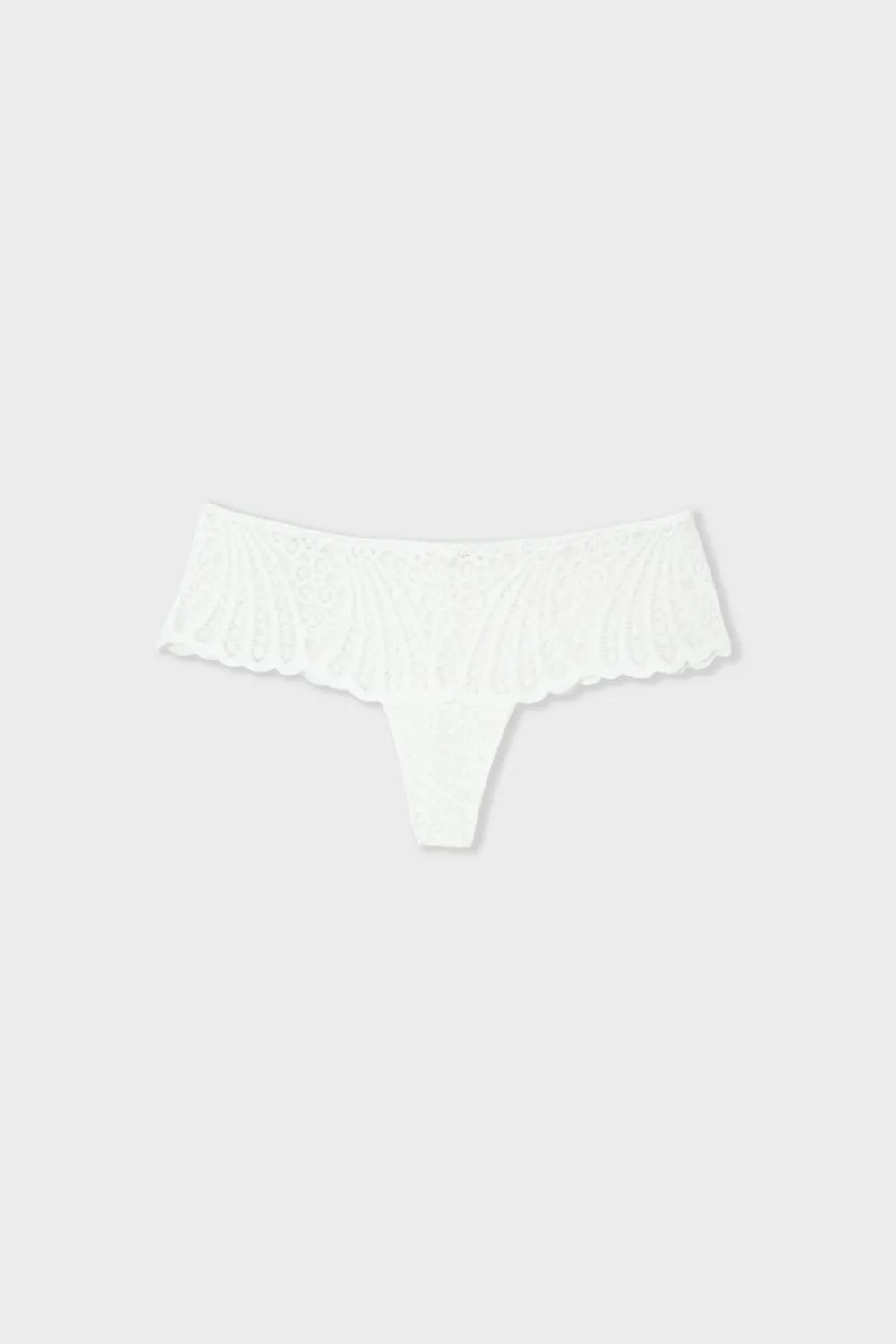 Online ETAM Braga culotte de encaje crudo
