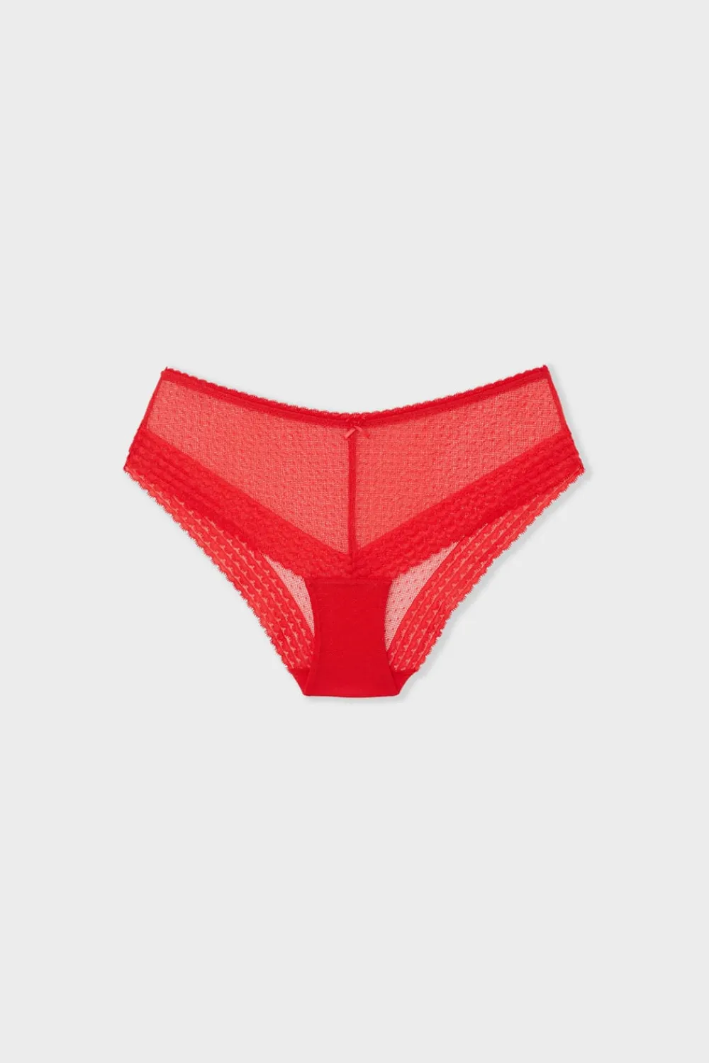 ETAM Braga culotte de encaje ROJO