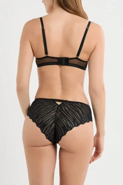 Hot ETAM Braga culotte de encaje NEGRO