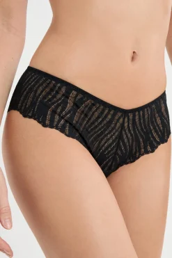 Hot ETAM Braga culotte de encaje NEGRO