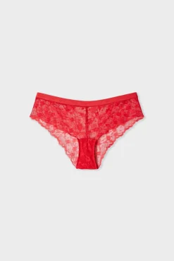 Sale ETAM Braga culotte de encaje ROJO