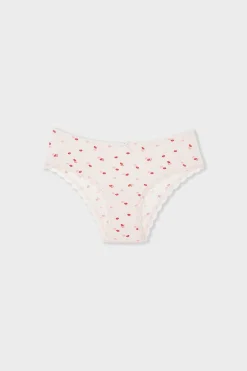 Outlet ETAM Braga culotte estampado IMP FONDO ROSA