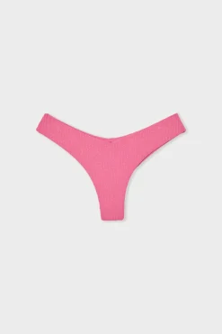 Outlet ETAM Braga de bikini brasileña brillante ROSA