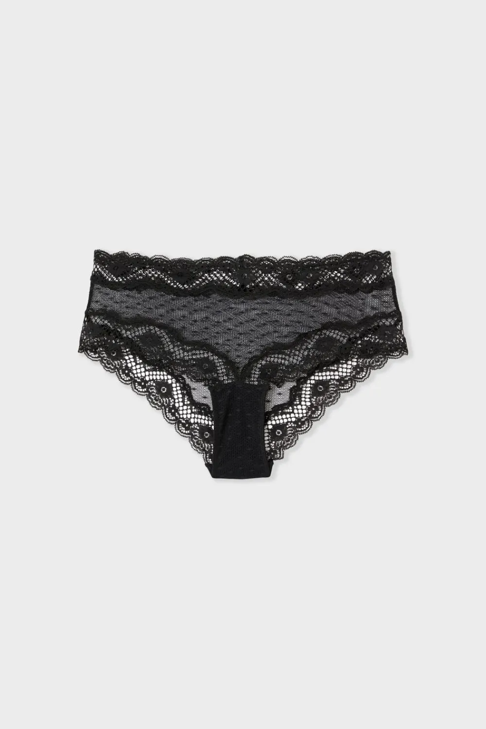 Hot ETAM Braga de encaje NEGRO