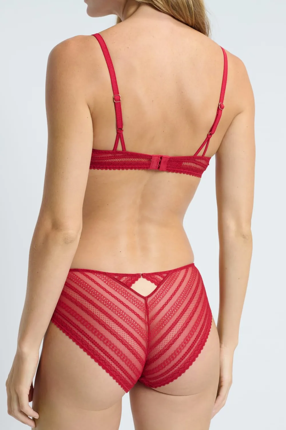 Clearance ETAM Braga de encaje ROJO