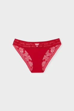 Clearance ETAM Braga de encaje ROJO