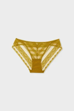 Discount ETAM Braga de encaje AMARILLO ÁCIDO