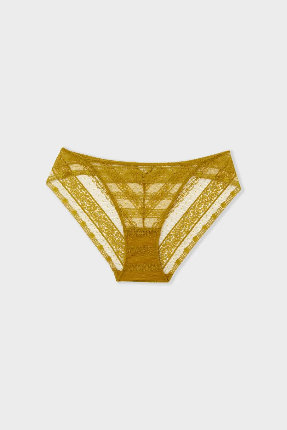 Discount ETAM Braga de encaje AMARILLO ÁCIDO