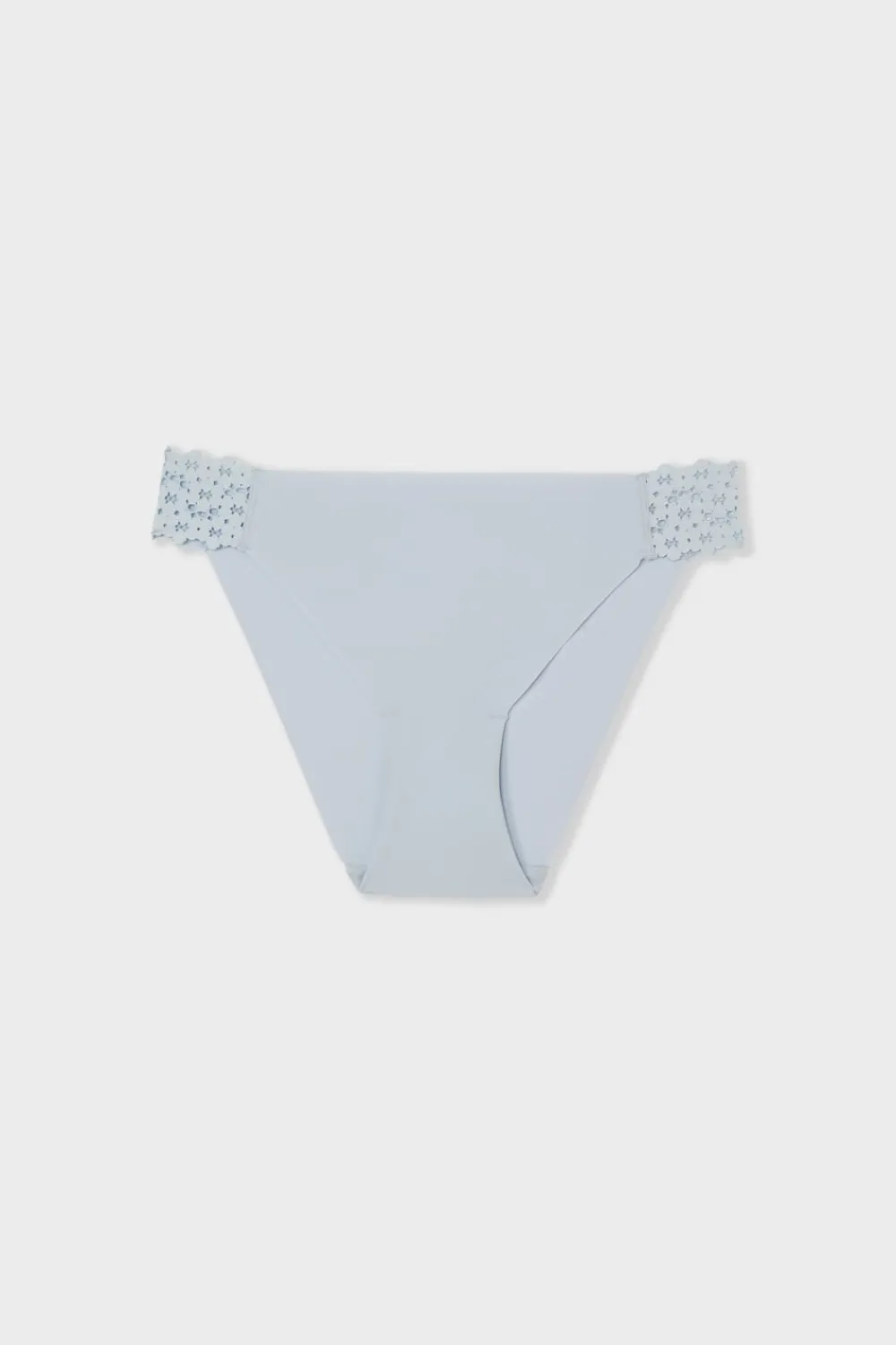 Online ETAM Braga de microfibra y encaje AZUL LAGUNA