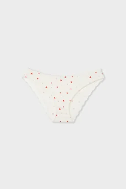 Online ETAM Braga de punto elástico con estampado de corazones IMP FD BLANCO