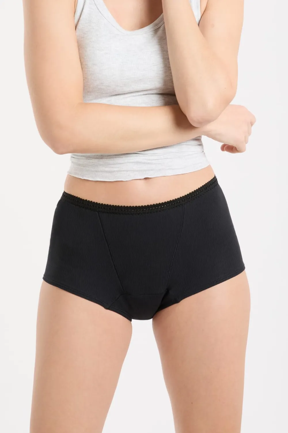 New ETAM Braga menstrual - Flujo abundante NEGRO