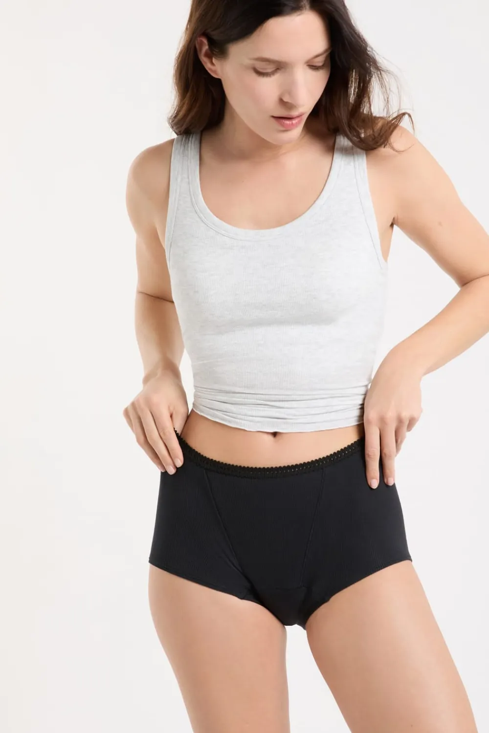 New ETAM Braga menstrual - Flujo abundante NEGRO